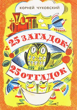 Корней Чуковский 25 загадок — 25 отгадок обложка книги