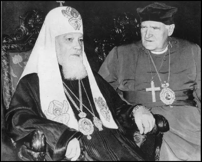 Патриарх Алексий Симанский и доктор Майкл Рамзей Архиепископ - фото 15