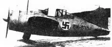Brewster В239 бортовой помер BW370 па экспериментальном лыжном шасси Зима - фото 43