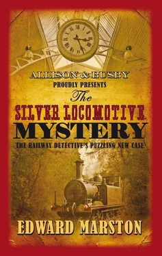 Edward Marston The Silver Locomotive mystery обложка книги