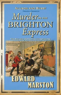 Edward Marston Murder on the Brighton express обложка книги