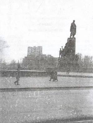 Вюстер Массивный памятник Шевченко сделан из бронзы и обставлен - фото 36