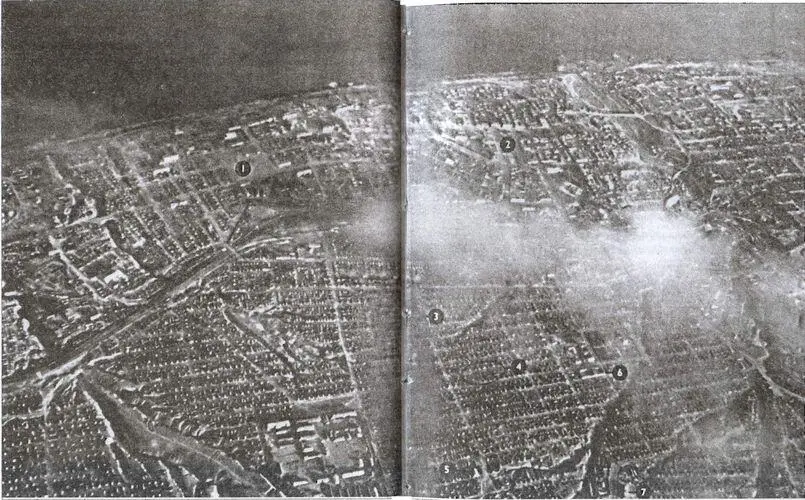 Мутноватый снимок центра Сталинграда сделанный через несколько дней после - фото 159