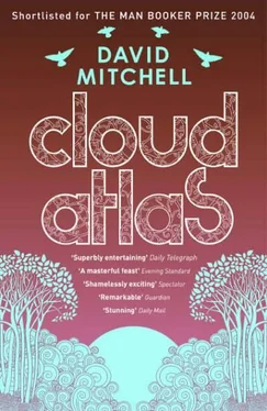 David Mitchell The Cloud Atlas обложка книги