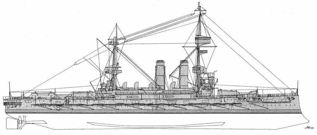 Имплекэбл Внешний вид корабля по состоянию на 1917 г Место постройки - фото 9