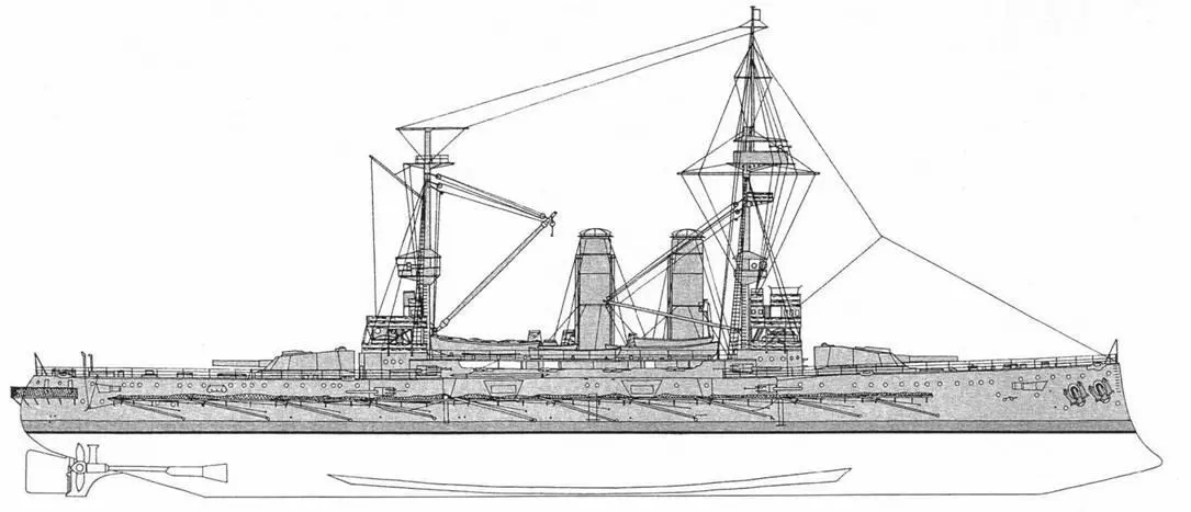 Куин Внешний вид корабля по состоянию на 1916 г Глава 70 Предложения по - фото 19