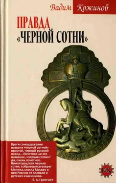 Вадим Кожинов Правда «Черной сотни» обложка книги