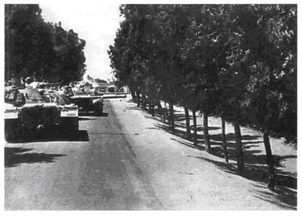 Танки M48 Паттон батальона S14 входят в ХанЮнис Два подбитых танка из - фото 42