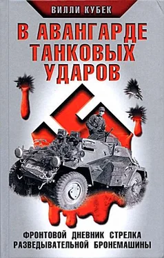 Вилли Кубек В авангарде танковых ударов. Фронтовой дневник стрелка разведывательной машины обложка книги