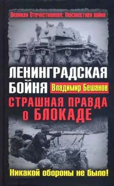 Владимир Бешанов Ленинградская бойня. Страшная правда о Блокаде обложка книги