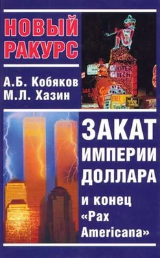 Кобяков Борисович Закат империи доллара и конец «Pax Americana» обложка книги