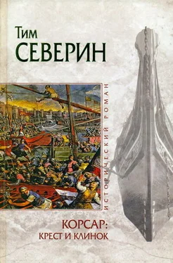 Тим Северин Крест и клинок обложка книги