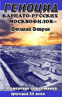 Василий Ваврик Геноцид карпаторусских москвофилов – замолчанная трагедия ХХ века обложка книги