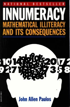 John Paulos INNUMERACY: Mathematical Illiteracy and Its Consequences обложка книги