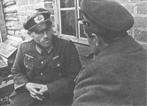 Допрос пленного немецкого офицера 1942 г Немецкая - фото 12