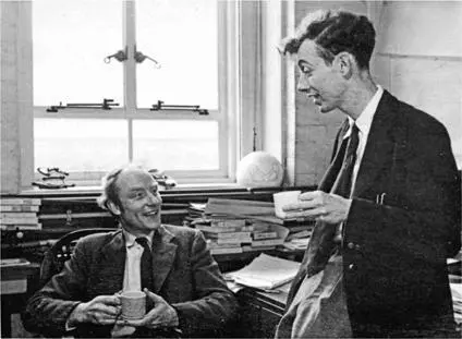 Francis and I posing with our morning coffee in our office just after the - фото 27