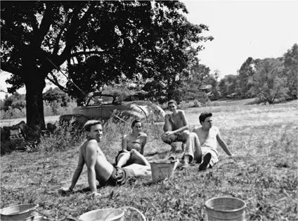 Harvesting tobacco mosaic virus in 1958 From left to right Julian Fleischman - фото 30