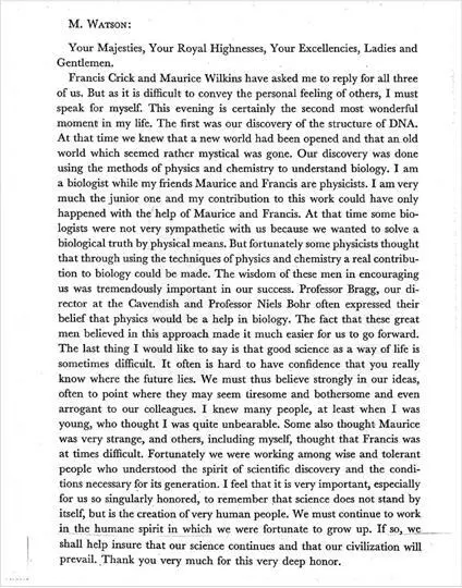 The transcript of my Nobel speech Before lunch the next day at the American - фото 42