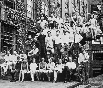 With Wally Gilberts and my students and postdocs on the Biology Department - фото 50