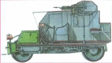 Компоновочная схема бронеавтомобиля МА Накашидзе Первый российский - фото 4