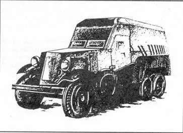 БА22 Опытный санитарнотранспортный бронеавтомобиль построен в 1939 году на - фото 56