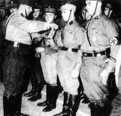 Вручение манжетных лент Standortführer GrossBerlin в ноябре 1933 г Личный - фото 52