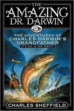 Charles Sheffield The Amazing Dr. Darwin обложка книги