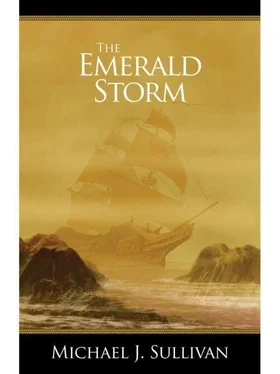 Michael Sullivan The emerald storm обложка книги