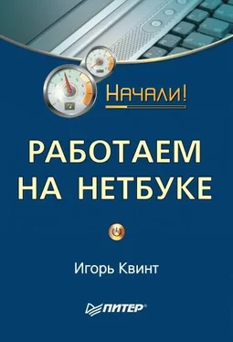 Игорь Квинт Работаем на нетбуке. Начали! обложка книги