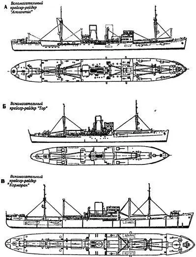Немецкие рейдеры действовавшие в Мировом океане в 19401943 гг а - фото 87