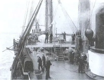 На палубе фрегата Светлана С картины А Беггрова Корвет Боярин - фото 102