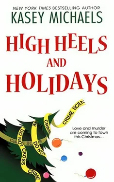 Kasey Michaels High Heels and Holidays обложка книги