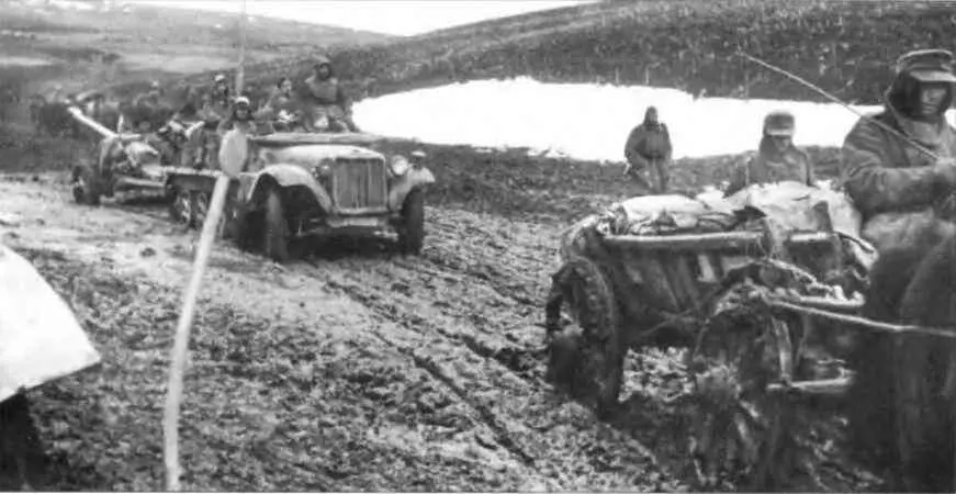 Дорога на Запад в пути тягач Sd Kfz 10 с противотанковой пушкой PaK40 на - фото 139
