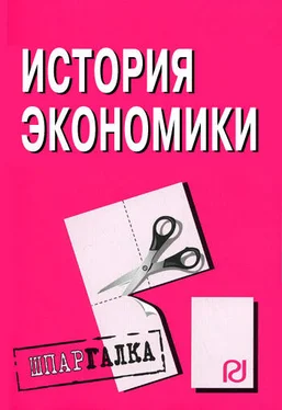 Коллектив авторов История экономики: Шпаргалка обложка книги