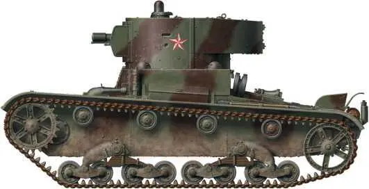 ХТ130 неизвестной танковой части Западный Особый военный округ июнь 1941 - фото 199
