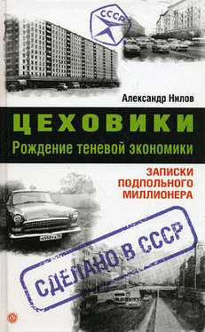 Александр Нилов Цеховики. Рождение теневой экономики. Записки подпольного миллионера обложка книги