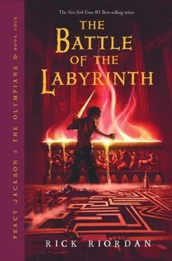 Rick Riordan The Battle of the Labyrinth обложка книги