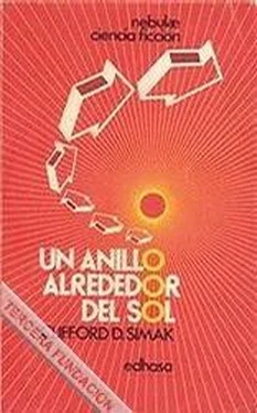 Clifford Simak Un anillo alrededor del Sol обложка книги