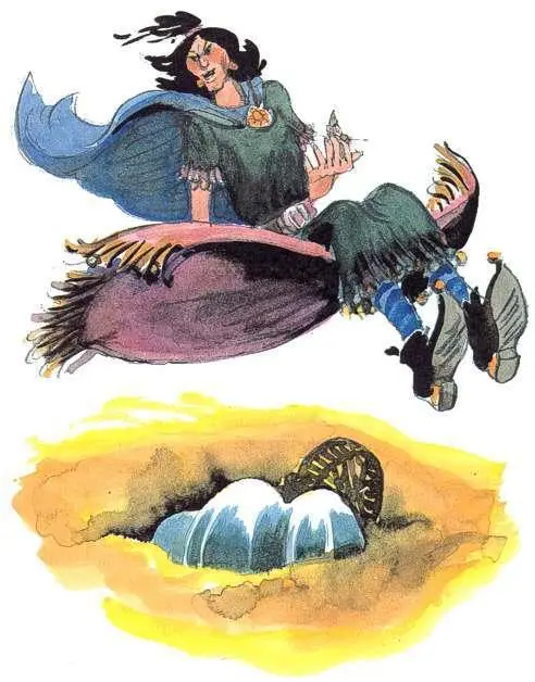 Arachna war einverstanden Auf ihr Geheiß hin erhob sich der Teppich und flog - фото 26