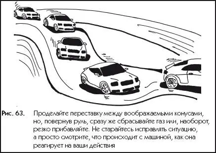 Рис 63Проделайте переставку между воображаемыми конусами но повернув руль - фото 63
