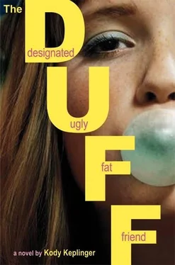 Kody Keplinger The DUFF: Designated Ugly Fat Friend обложка книги