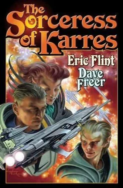 Eric Flint The Sorceress of Karres обложка книги