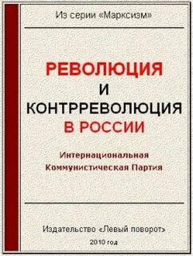 Интернациональная коммунистическая партия Революция и контрреволюция в России обложка книги