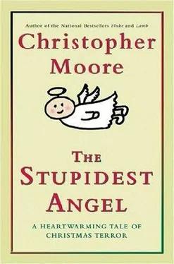 Christopher Moore The Stupidest Angel: A Heartwarming Tale of Christmas Terror обложка книги