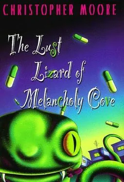 Christopher Moore The Lust Lizard of Melancholy Cove обложка книги