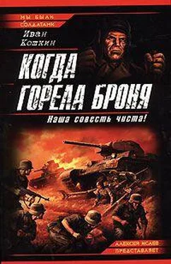 Иван Кошкин Когда горела броня. Наша совесть чиста! обложка книги