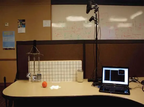 Демонстрационный стенд системы OASIS При помощи пикопроекторов камер глубины - фото 45
