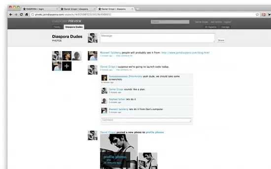 Сейчас пользователи сервера на основе Diaspora могут обмениваться фотографиями - фото 20