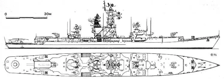 Большой противолодочный корабль СЕВАСТОПОЛЬ 1974 г АДМИРАЛ ЗОЗУЛЯ - фото 22