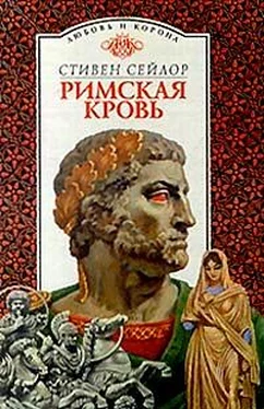 Стивен Сейлор Римская кровь обложка книги